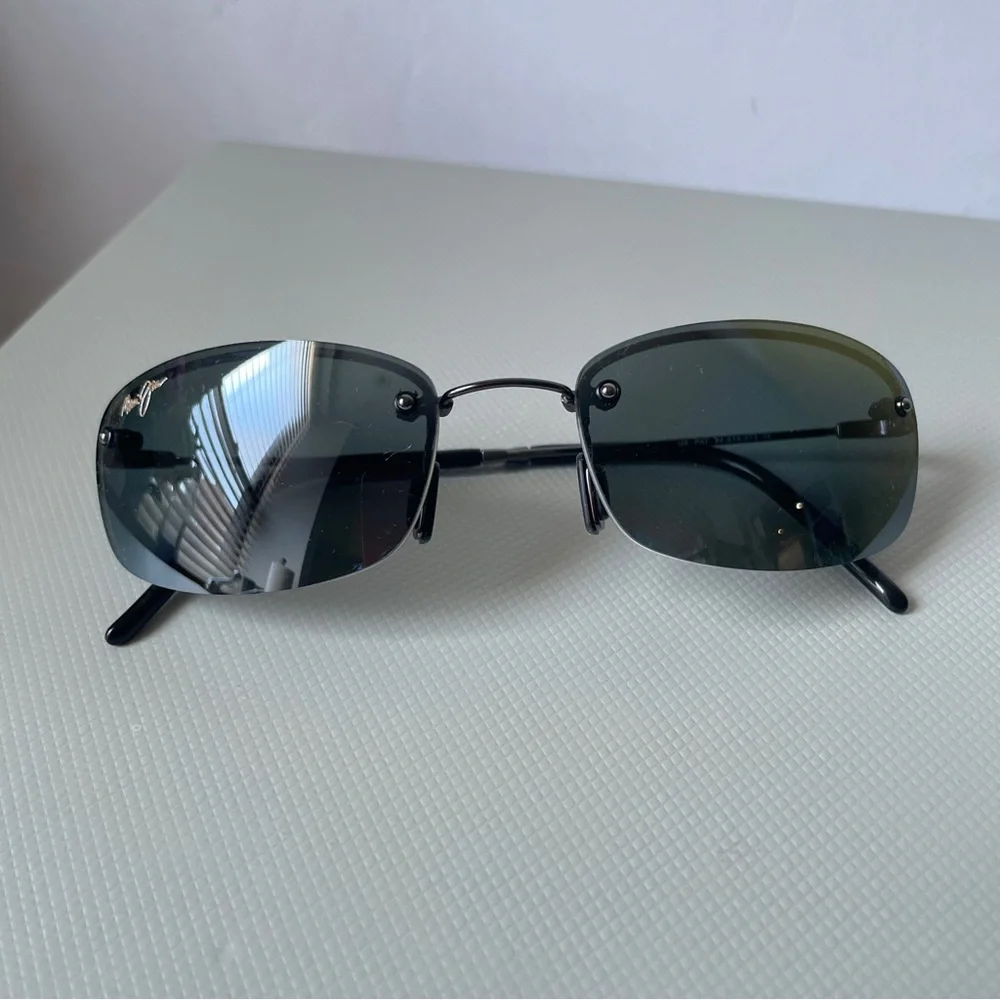 Maui Jim Flexon Polarized Sunglasses Gunmetal MJ350-02 - Picture 4 of 8